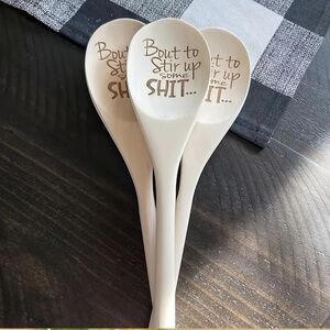 Funny Engraved Wooden Spoon